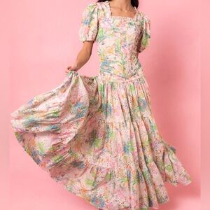Ivy City Co Floral Maxi Skirt
